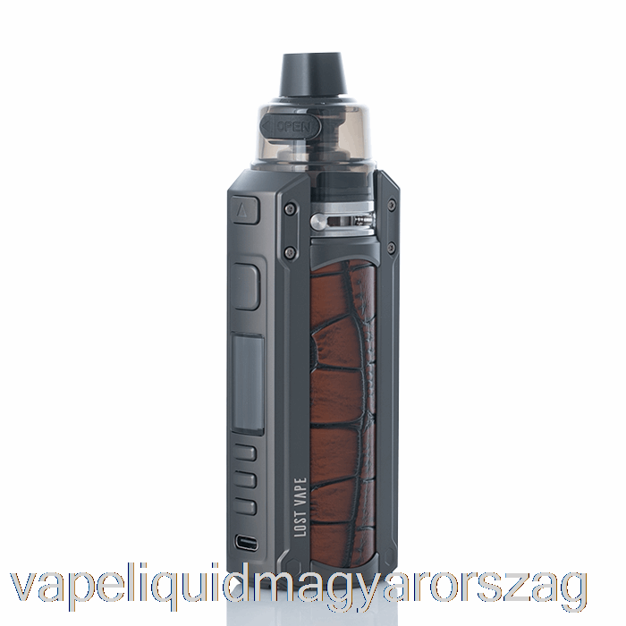 Elveszett Vape Ursa Quest 100w Pod Mod Kit Gunmetal / Krokodilbőr Vape Toll